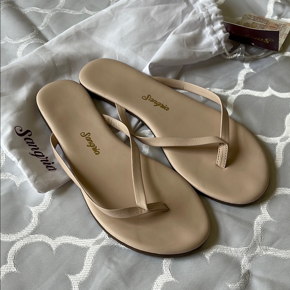 Blush Pink Flip Flops